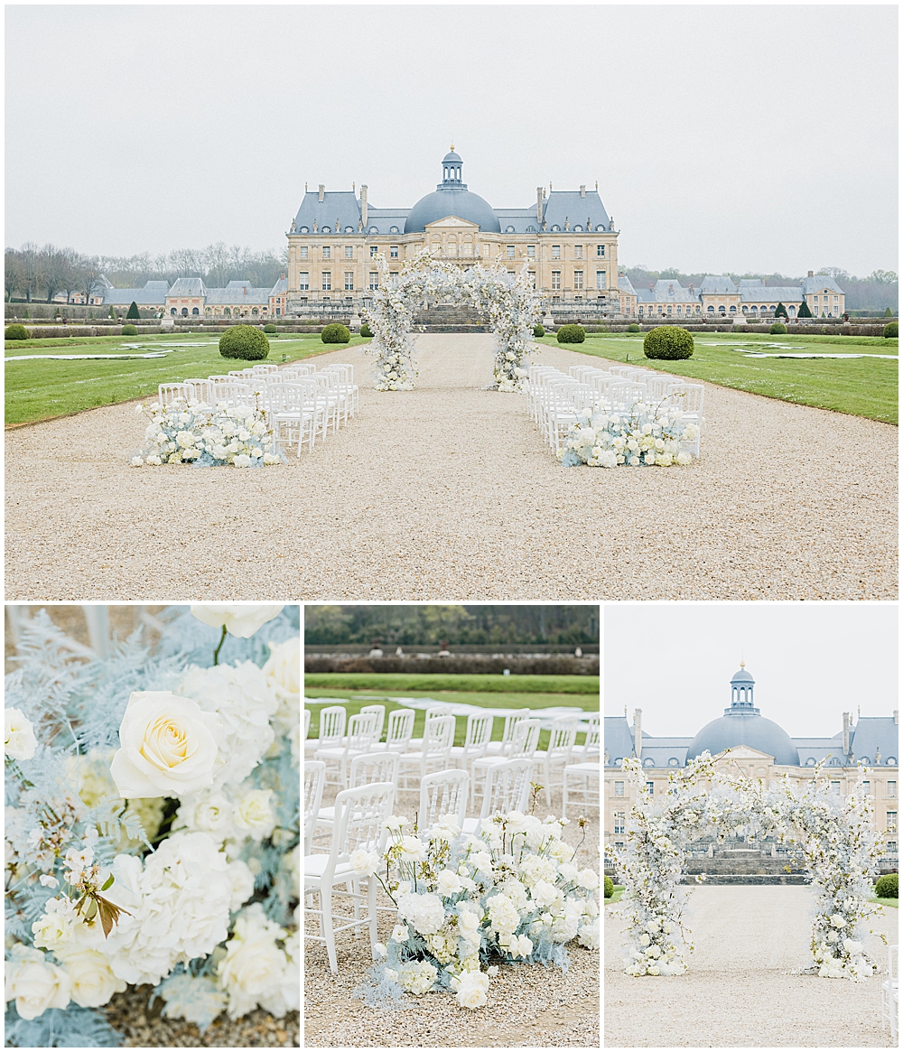 Chateau de vaux Vicomte, fashion, destination wedding