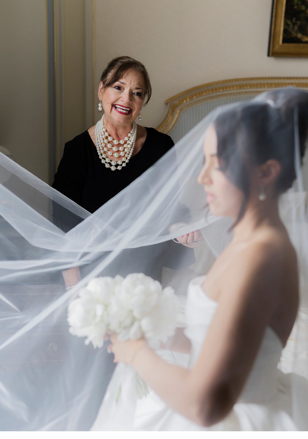 Mum and daughter wedding day