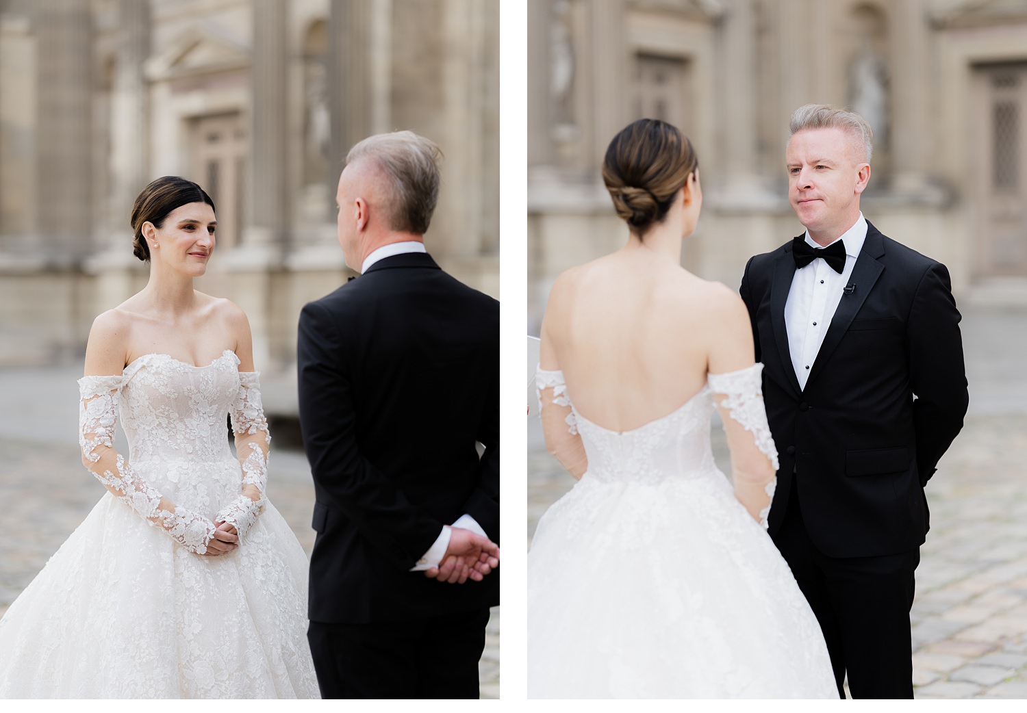 Elopement ceremony in Paris, Ceremony at the Louvre, Get married in Paris, Elope to Paris