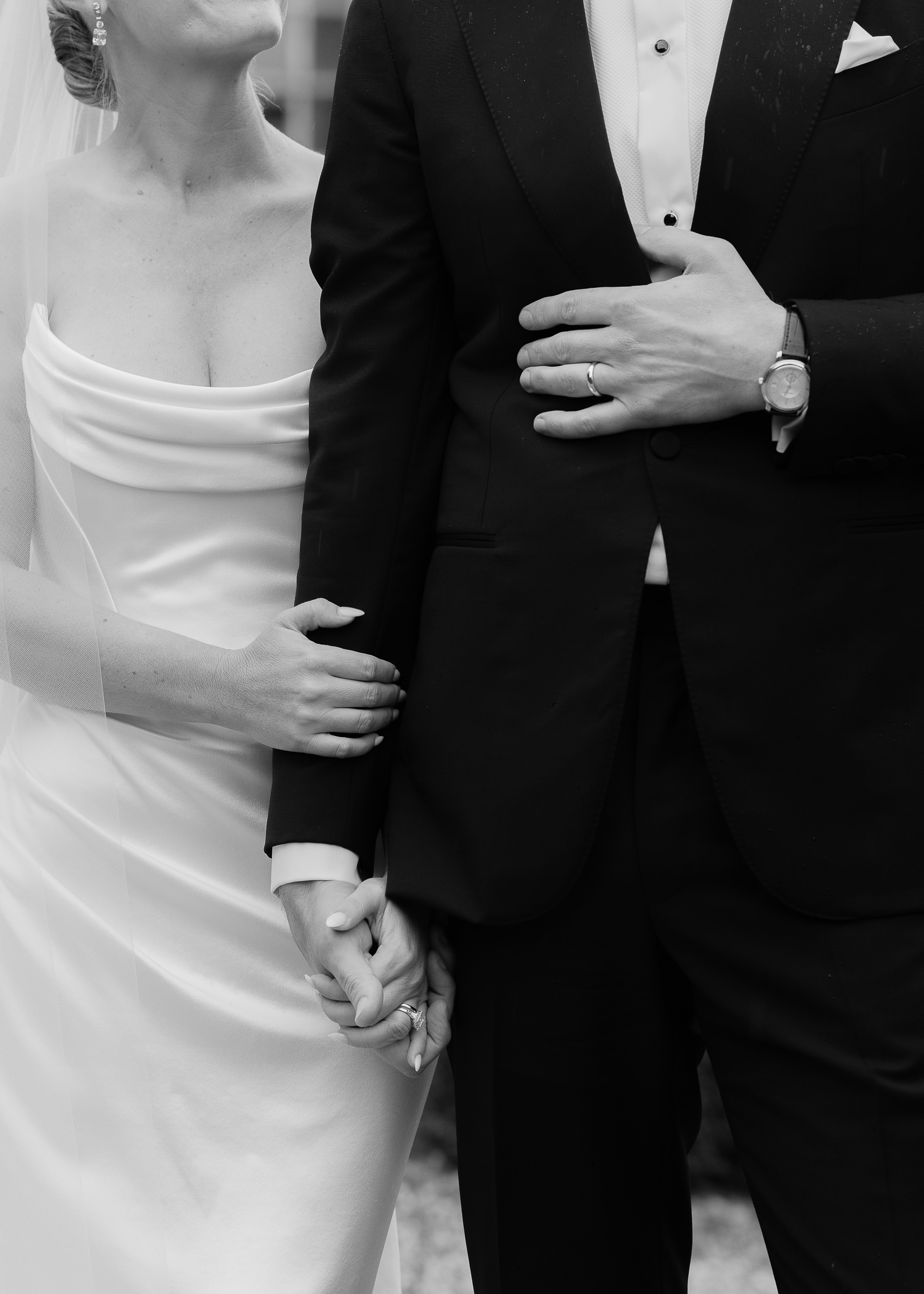 Romantic couple portraits in the gardens of Château Villette, Paris wedding photographer
