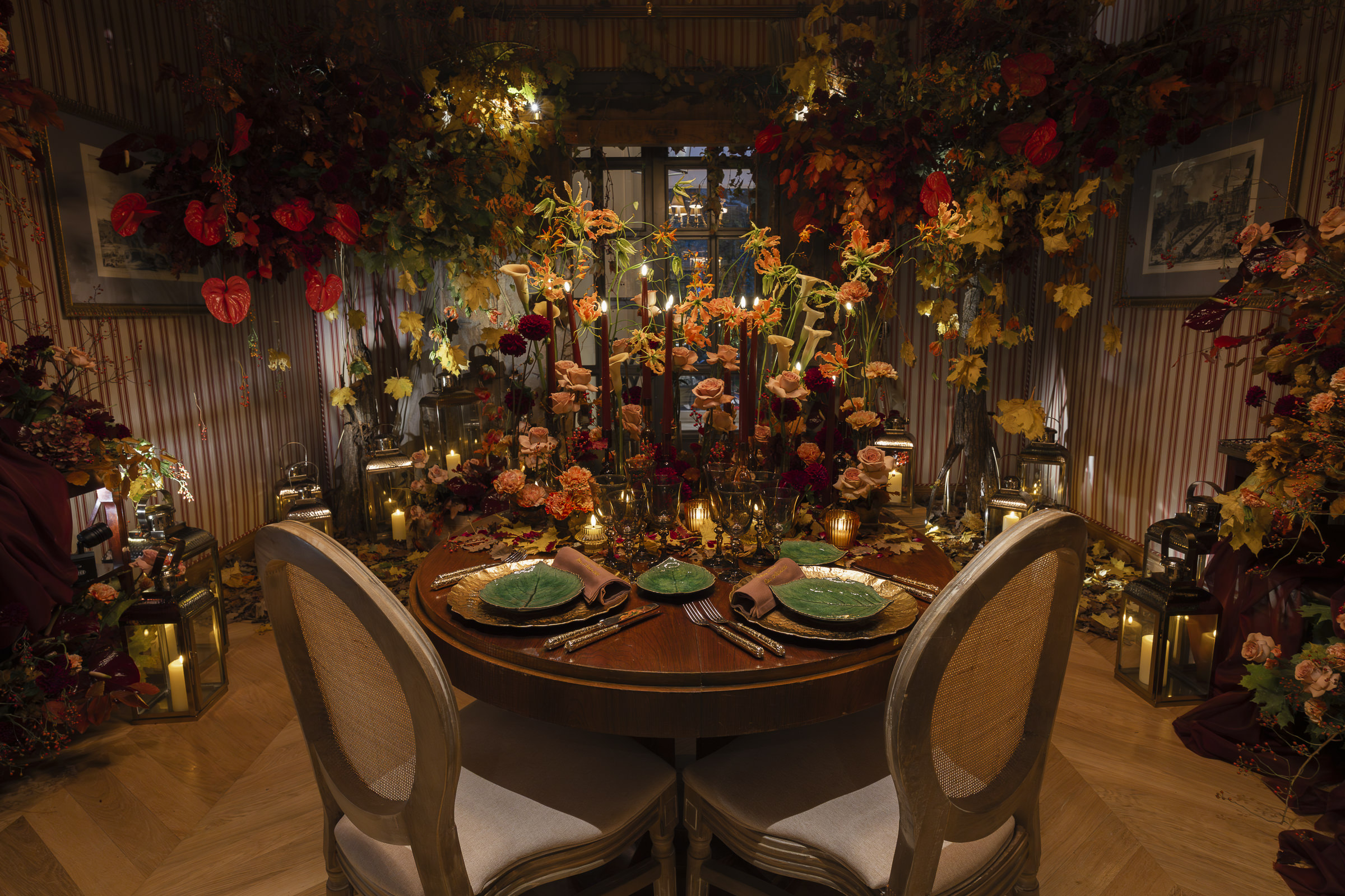 le bristol paris wedding, autumn floral design, event design, Roni floral design,