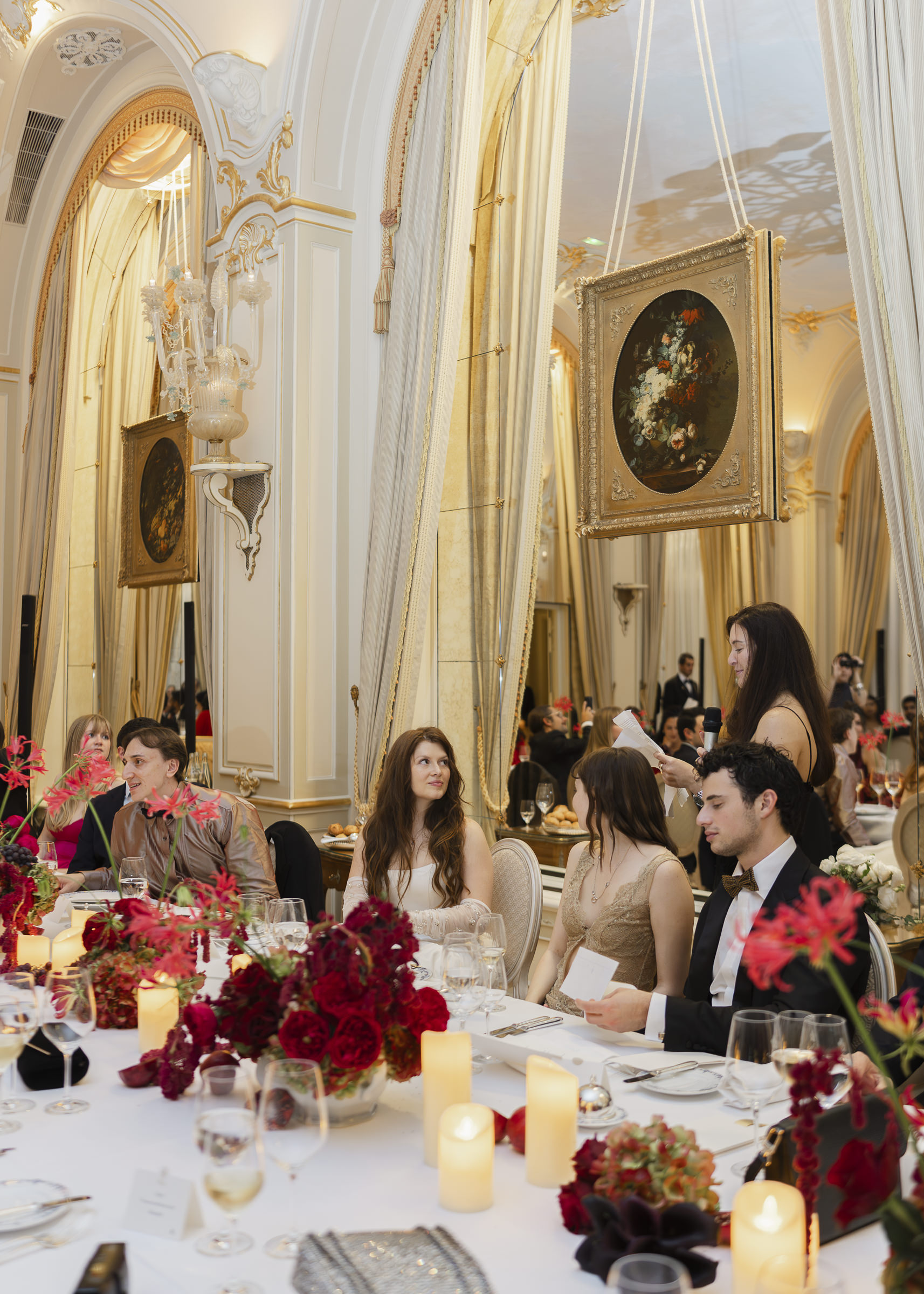 Speeches in the Marie-Louise Room at the Ritz Paris